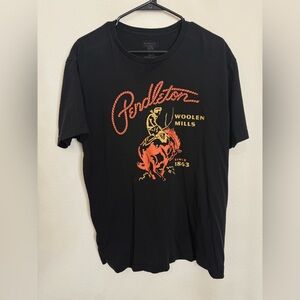 PENDLETON black short sleeve graphic tshirt